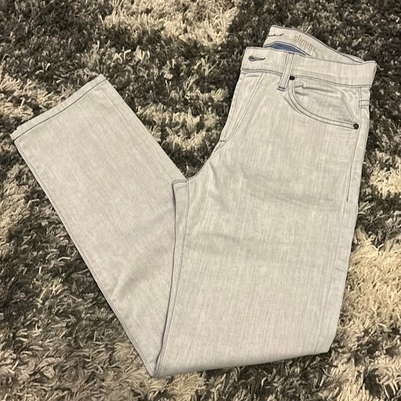 Light Blue 7 for all Mankind Slimmy Jeans - Picture 1 of 6
